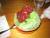 Shaved ice cream au thé vert et soybean...mmm