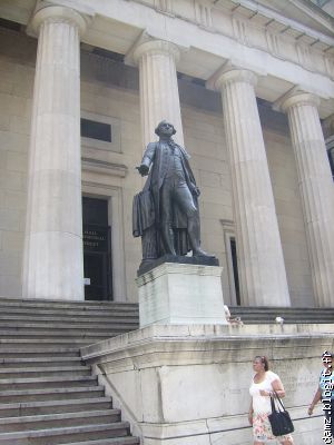 Statue de George Washington, le 1er president des USA