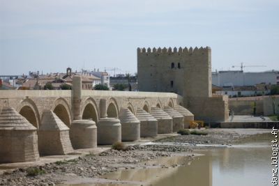 La tour de Calahorra sur le pont romain